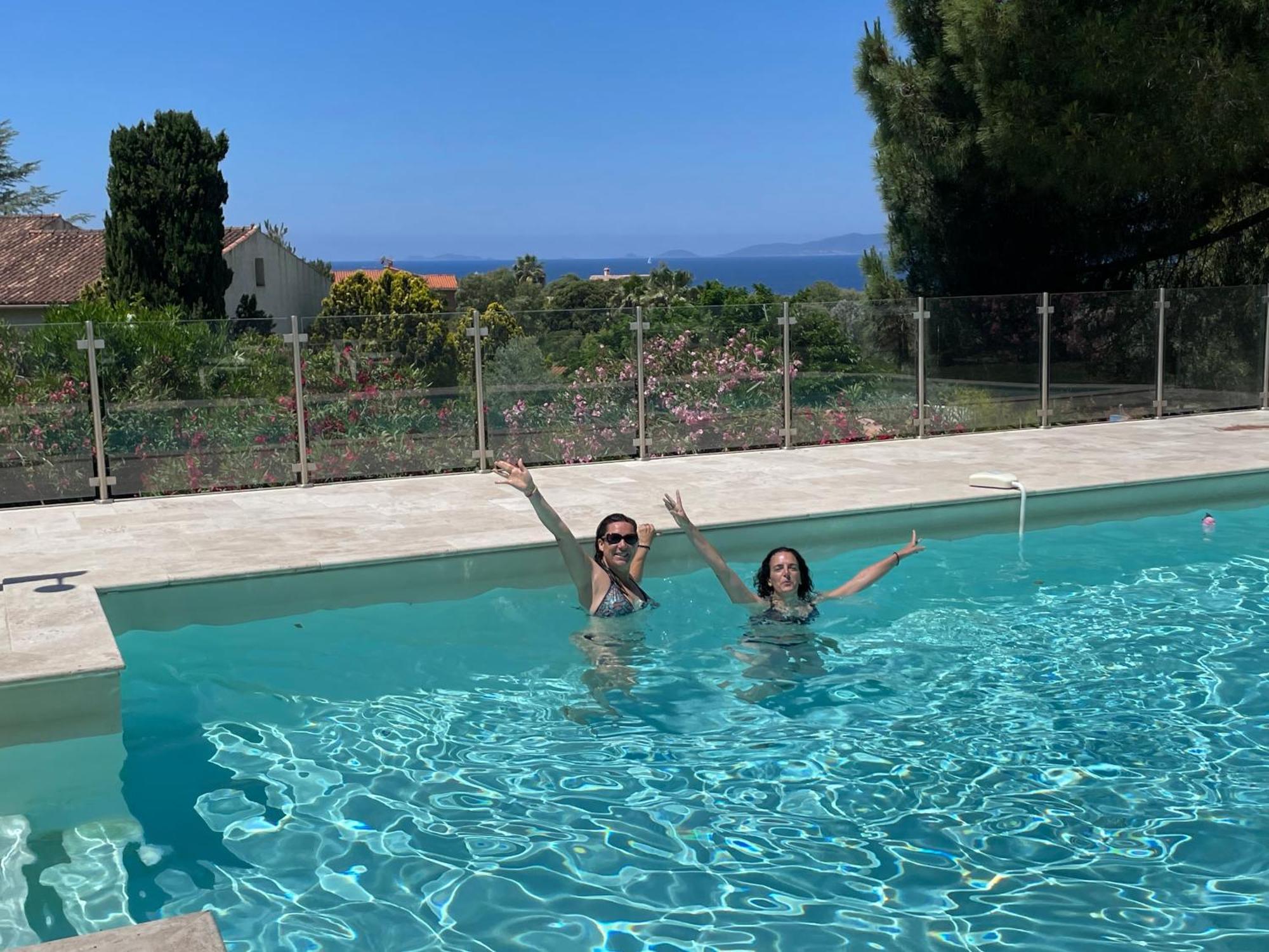 Corsicadream Arone Superbe Appartement Dans Villa, Vue Panoramique Mer, Piscine, Proche Porticcio Pietrosella Kültér fotó